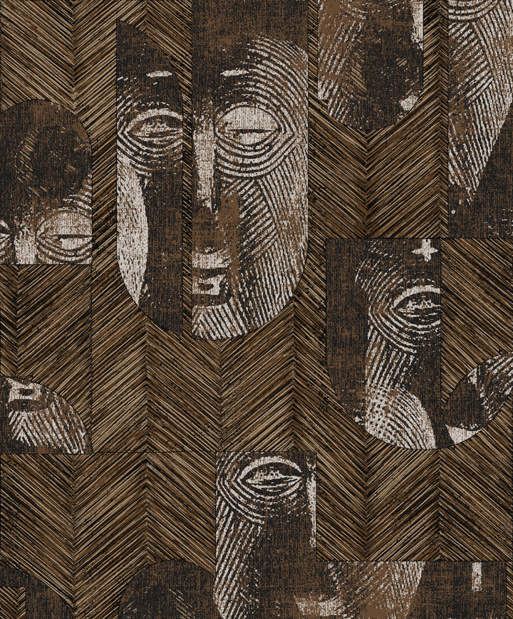 Khrôma Tribute Mask Bamboo TRI305 Behang