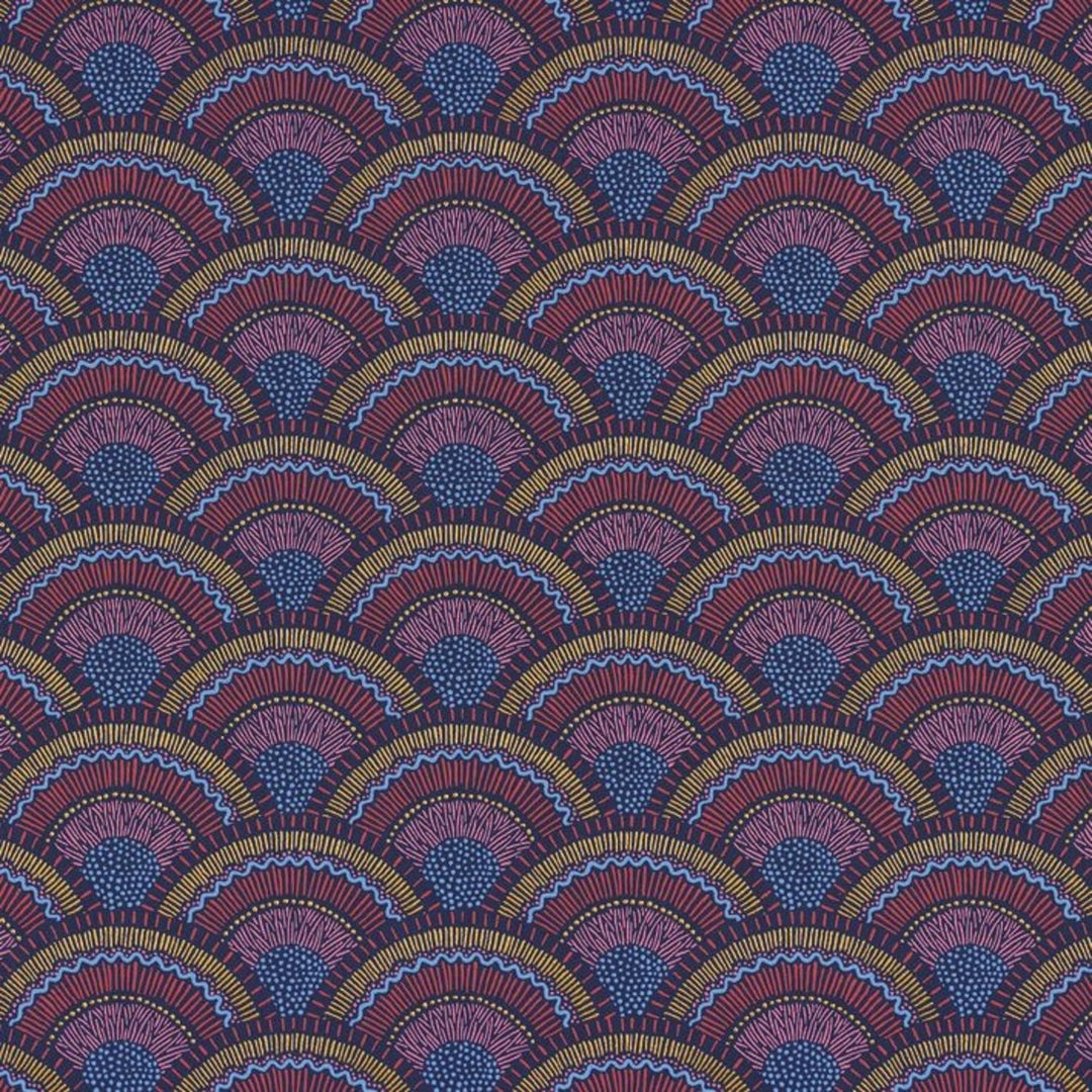 Casamance Otto Marine-Magenta - 74821646