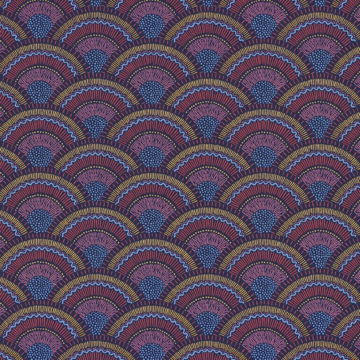 Casamance Otto Marine-Magenta - 74821646