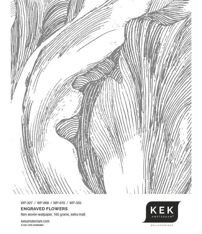 Kek Amsterdam Engraved Flowers WP-668