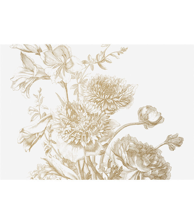 Kek Amsterdam Engraved Flowers goud MW-030