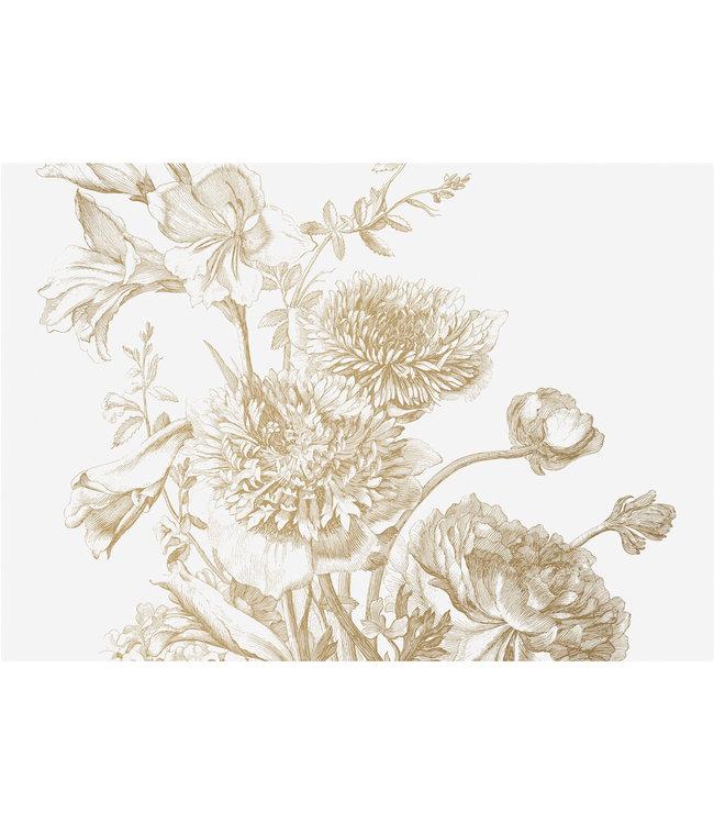 Kek Amsterdam Engraved Flowers goud MW-029