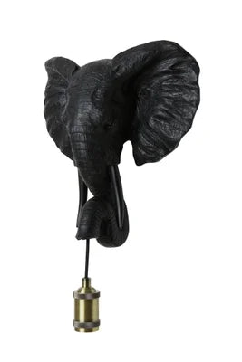 Light & Living wandlamp elephant mat zwart