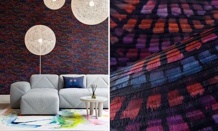 Moooi wallcovering Dandelion Cranes MO4020 Heliotrope
