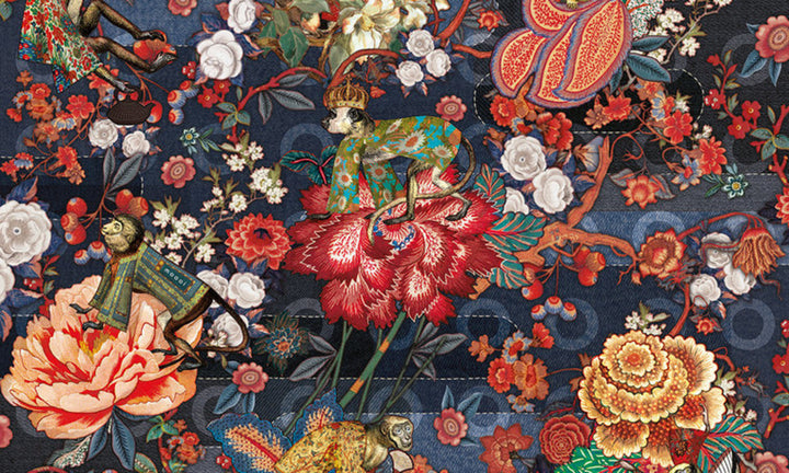Arte Moooi Rendez vous Tokyo Blue MO3010 Indigo