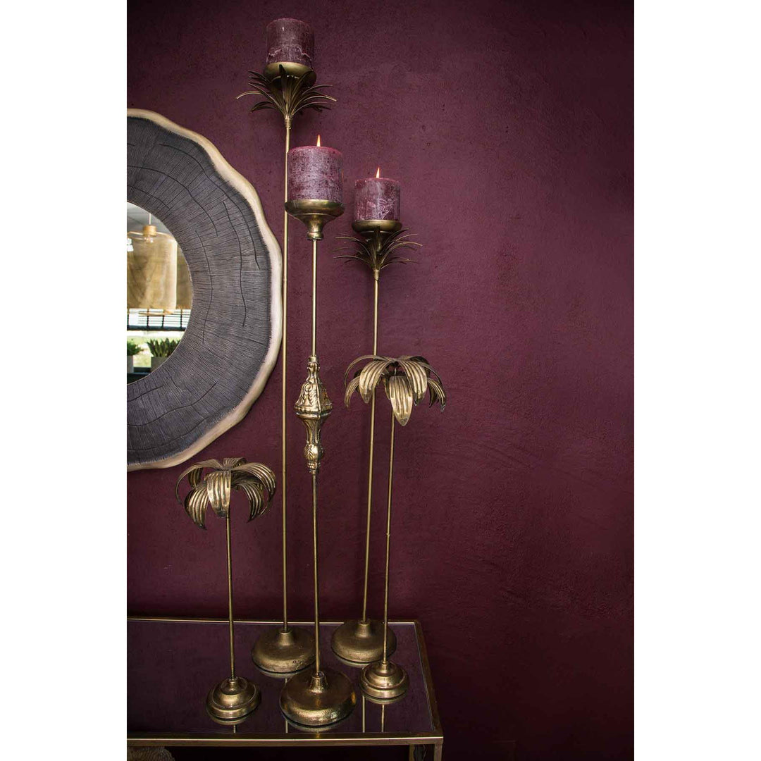 PTMD Darrin Goud metaal in palm standaard S