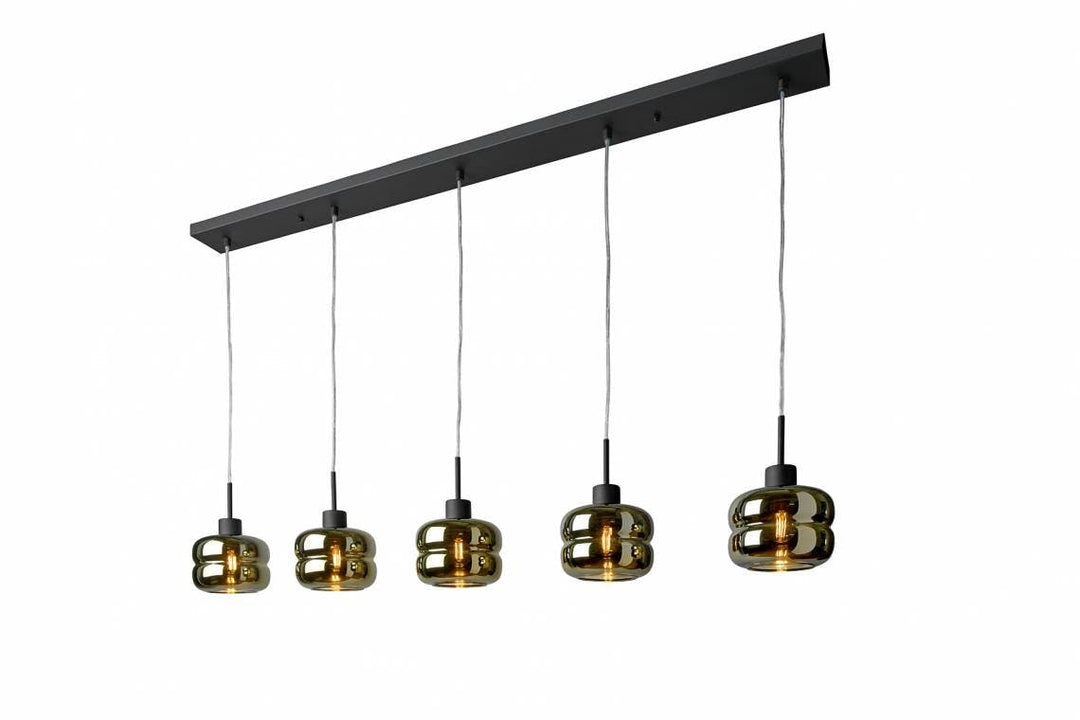 Villeroy & Boch Havanna zwart hanglamp 5 lamp